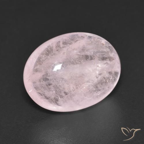 Morganite Rose très clair naturelle ovale, 7.10 ct, Transparent