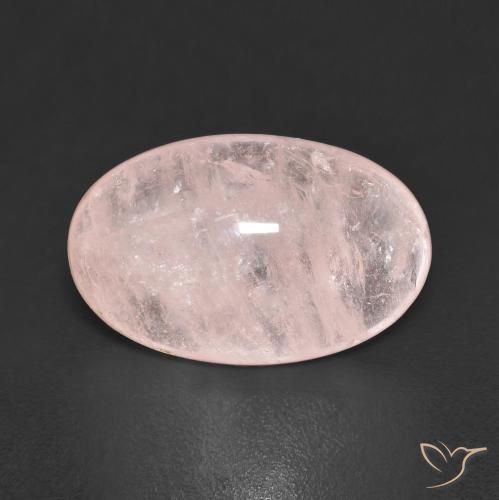 6.70ct Naturel Rose corail Morganite, ovale, Transparent