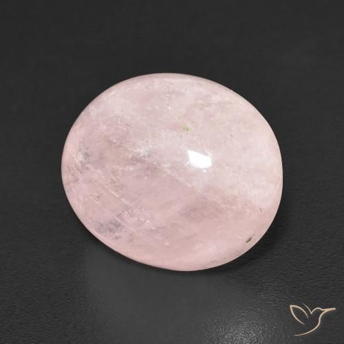 Morganite Rose moyen naturelle ovale, 5.06 ct, Translucide