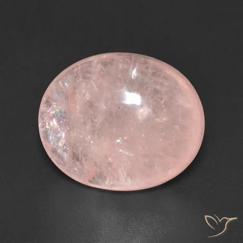 6.33ct Naturel Flamant rose Morganite, ovale, Transparent, Photo A