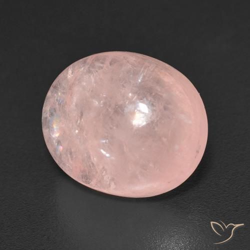 Morganite Flamant rose naturelle ovale, 6.33 ct, Transparent
