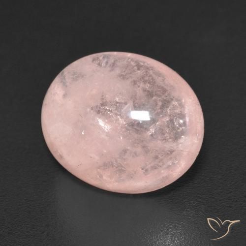 Morganite Rose moyen naturelle ovale, 6.02 ct, Transparent