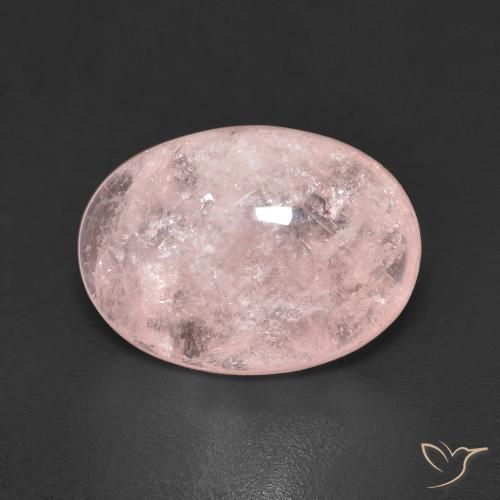 6.49ct Naturel Rose moyen Morganite, ovale, Transparent