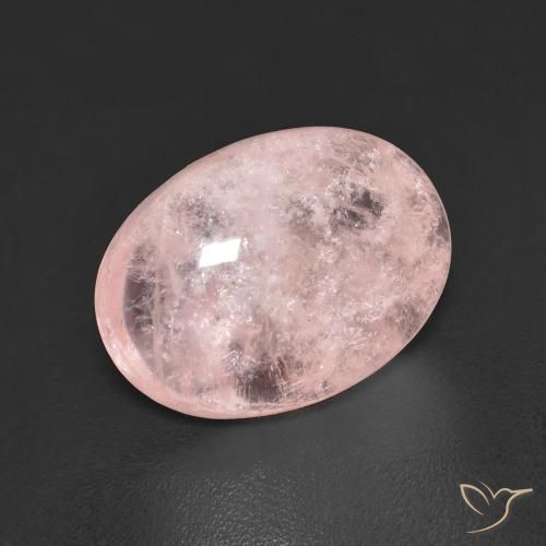 Morganite Rose moyen naturelle ovale, 6.49 ct, Transparent