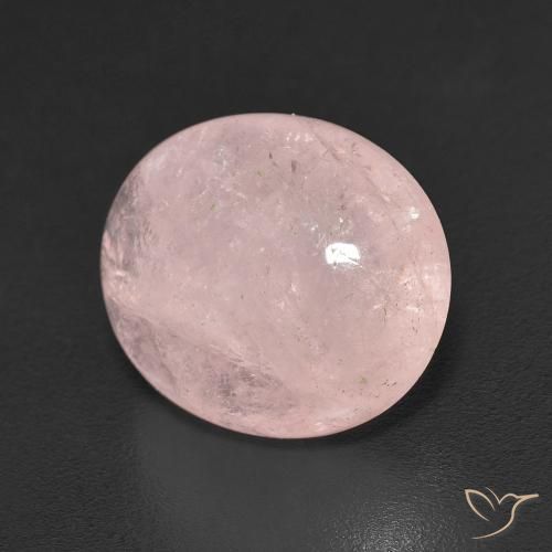 Morganite Rose moyen naturelle ovale, 6.44 ct, Transparent
