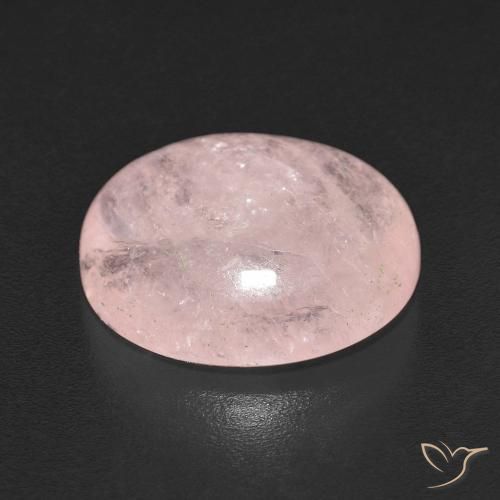 Morganite Rose moyen naturelle ovale, 6.44 ct, Transparent