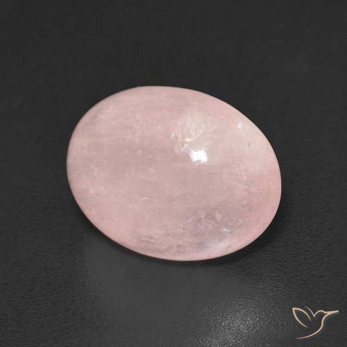 Morganite Rose moyen naturelle ovale, 5.52 ct, Translucide