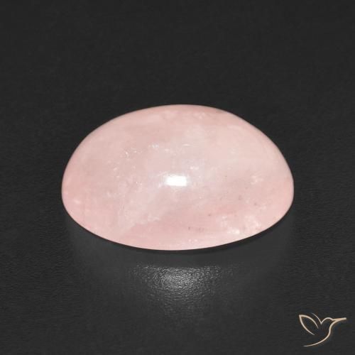 Morganite Rose moyen naturelle ovale, 5.52 ct, Translucide