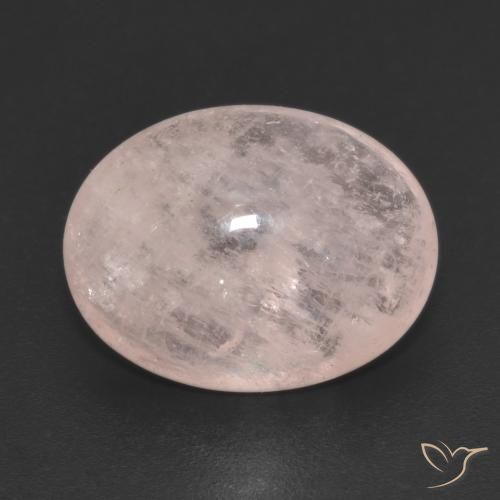 9.29ct Naturel Rose corail léger Morganite, ovale, Transparent