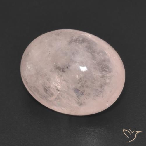 Morganite Rose corail léger naturelle ovale, 9.29 ct, Transparent