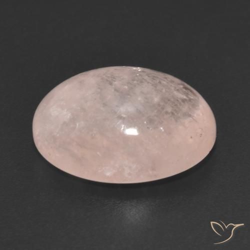 Morganite Rose corail léger naturelle ovale, 9.29 ct, Transparent