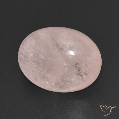 8.30ct Naturel Rose clair Morganite, ovale, Translucide