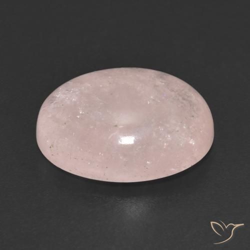 Morganite Rose clair naturelle ovale, 8.30 ct, Translucide