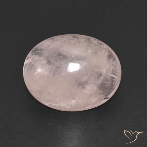 4.89ct Naturel Rose corail léger Morganite, ovale, Transparent