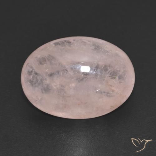 7.68ct Naturel Rose clair Morganite, ovale, Transparent