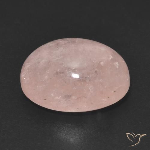Morganite Rose clair naturelle ovale, 9.93 ct, Translucide