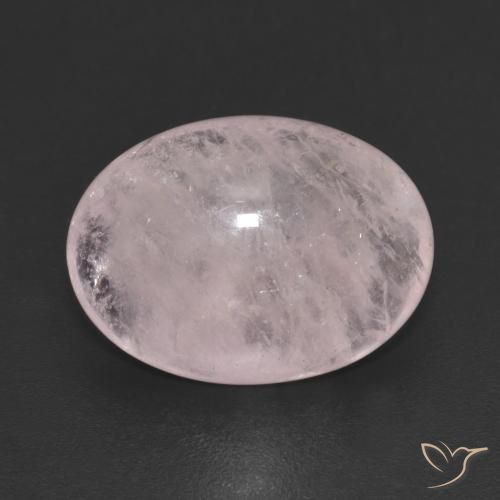 7.19ct Naturel Rose corail léger Morganite, ovale, Transparent