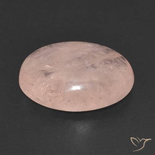 Morganite Rose moyen naturelle ovale, 4.86 ct, Transparent