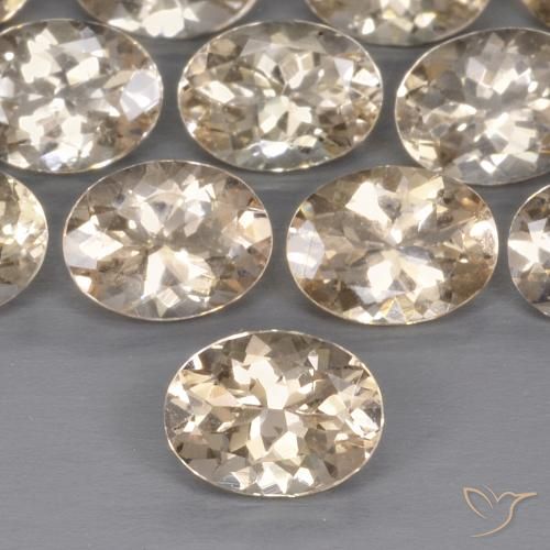 1.09ct Naturel Doré léger Morganite, ovale, VS