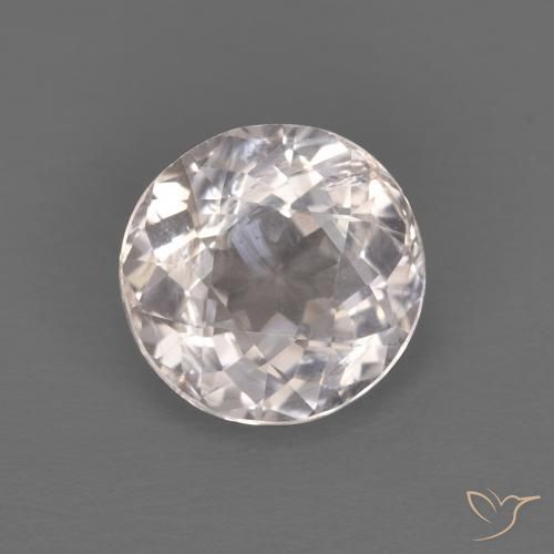 1.06ct Naturel Rose très clair Morganite, Tour, VS-SI