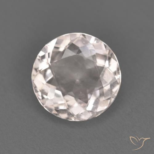 1.03ct Naturel Rose très clair Morganite, Tour, VVS-VS