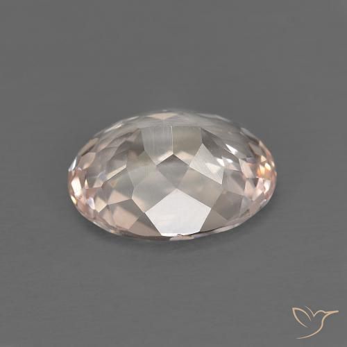 Morganite Medium Light-Pink naturelle ovale, 2.66 ct, VVS-VS
