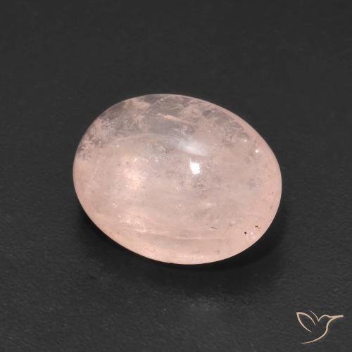 Morganite Medium Light-Pink naturelle ovale, 4.11 ct, Translucide