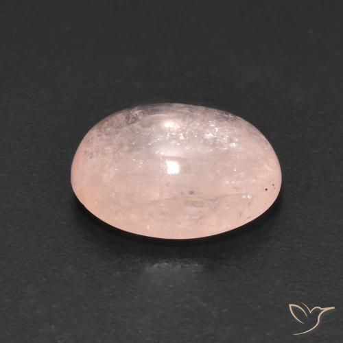 Morganite Medium Light-Pink naturelle ovale, 4.11 ct, Translucide