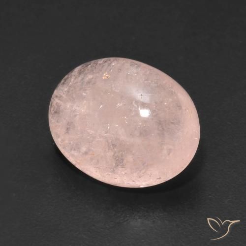 Morganite Flamant rose naturelle ovale, 5.09 ct, Translucide