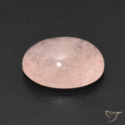 Morganite Flamant rose naturelle ovale, 5.09 ct, Translucide