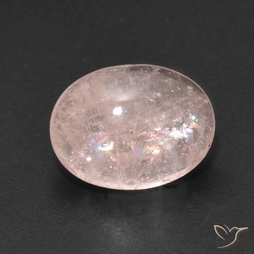 3.86ct Naturel Flamant rose Morganite, ovale, Transparent