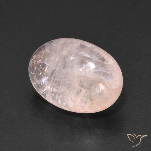 4.51ct Naturel Rose moyen Morganite, ovale, Transparent