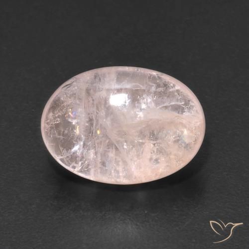 Morganite Rose moyen naturelle ovale, 4.51 ct, Transparent