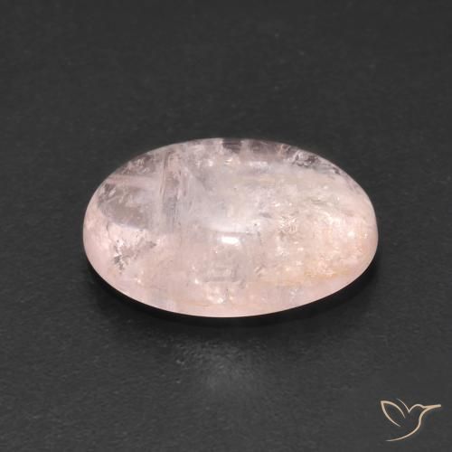 Morganite Rose moyen naturelle ovale, 4.51 ct, Transparent
