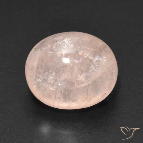 7.18ct Naturel Saumon Rose Morganite, ovale, Transparent