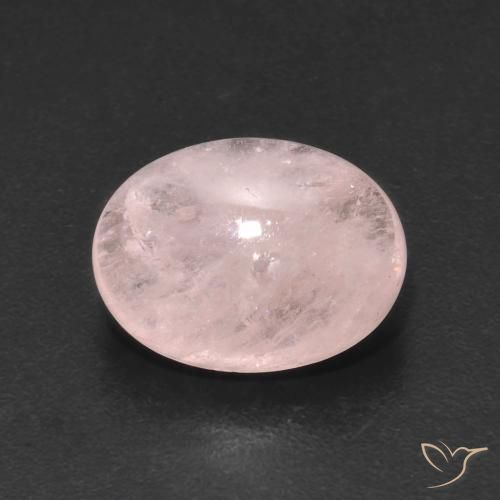 4.19ct Naturel Medium Light-Pink Morganite, ovale, Translucide
