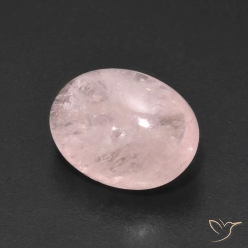 Morganite Medium Light-Pink naturelle ovale, 4.19 ct, Translucide