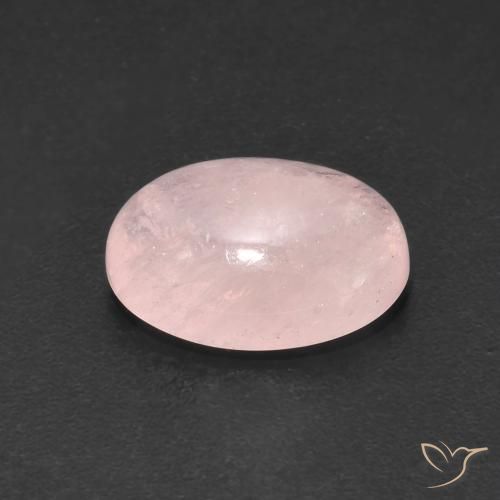 Morganite Medium Light-Pink naturelle ovale, 4.19 ct, Translucide