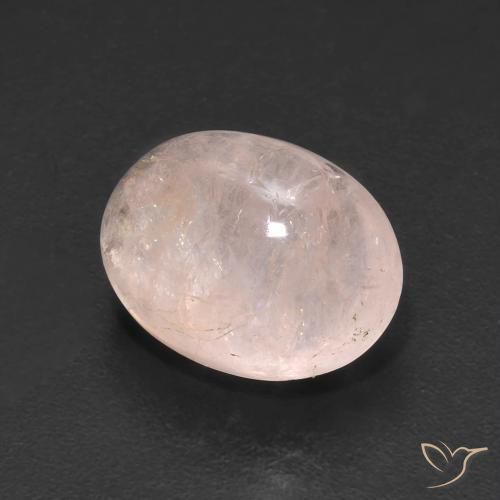 Morganite Rose moyen naturelle ovale, 4.91 ct, Transparent