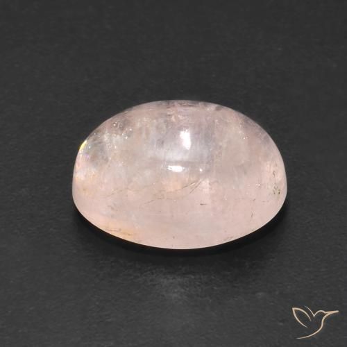 Morganite Rose moyen naturelle ovale, 4.91 ct, Transparent