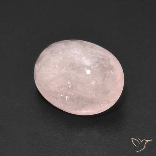 Morganite Rose moyen naturelle ovale, 3.67 ct, Translucide