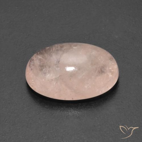 Morganite Rose moyen naturelle ovale, 4.50 ct, Transparent