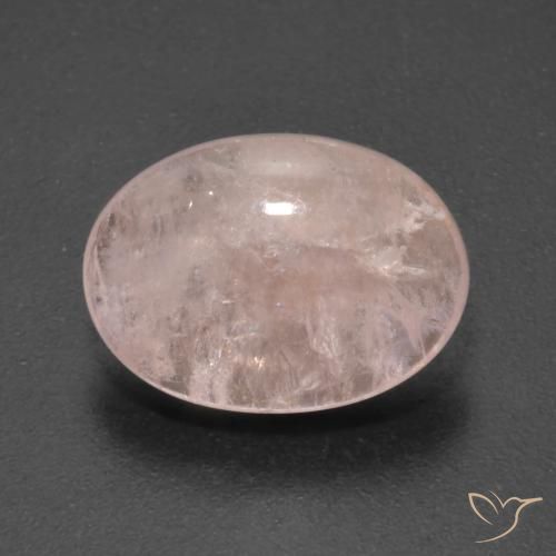 5.02ct Naturel Rose moyen Morganite, ovale, Transparent