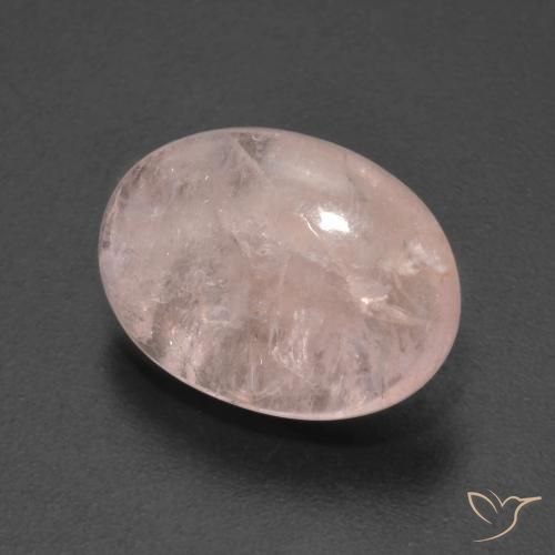 Morganite Rose moyen naturelle ovale, 5.02 ct, Transparent
