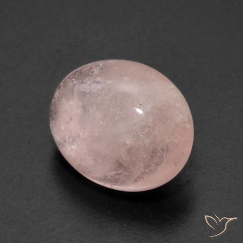 Morganite Flamant rose naturelle ovale, 4.47 ct, Transparent