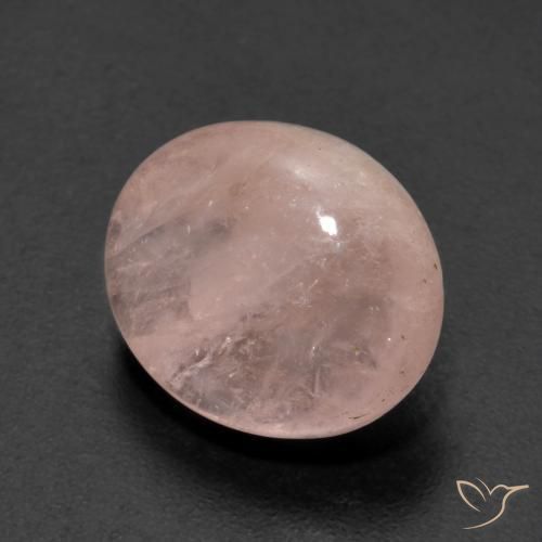 Morganite Flamant rose naturelle ovale, 6.38 ct, Transparent