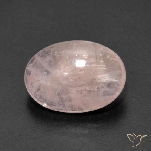 3.88ct Naturel Rose moyen Morganite, ovale, Transparent