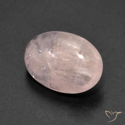 Morganite Rose moyen naturelle ovale, 3.88 ct, Transparent
