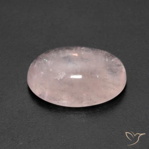 Morganite Rose moyen naturelle ovale, 3.88 ct, Transparent