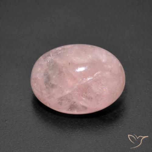 7.02ct Naturel Rose Morganite, ovale, Translucide